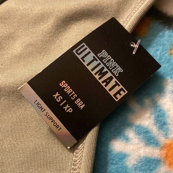 Pink Victoria’s Secret Ultimate unlined razorback army green bra - Picture 3 of 5